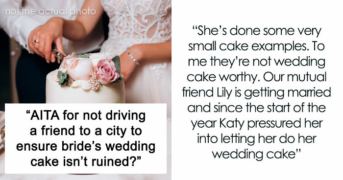 Wedding Cake Drama Ruins Friendship: “Started Advertising Using Stock Images”