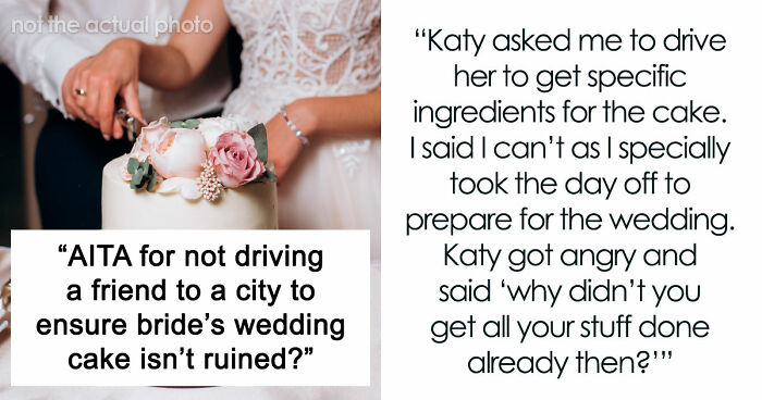 Wedding Cake Drama Ruins Friendship: “Started Advertising Using Stock Images”