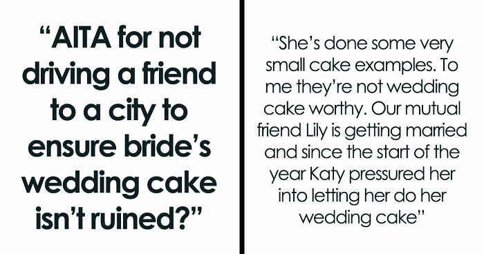 Wedding Cake Drama Ruins Friendship: “Started Advertising Using Stock Images”