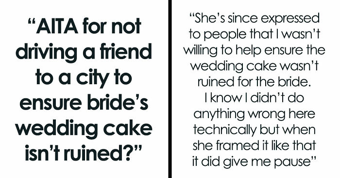 Wedding Cake Drama Ruins Friendship: “Started Advertising Using Stock Images”