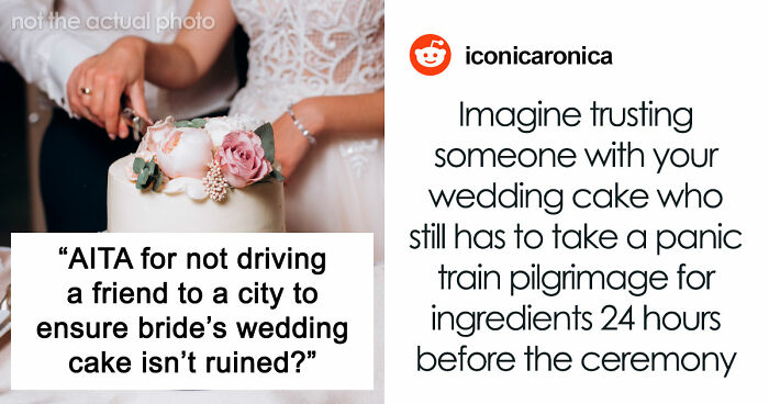 Wedding Cake Drama Ruins Friendship: “Started Advertising Using Stock Images”