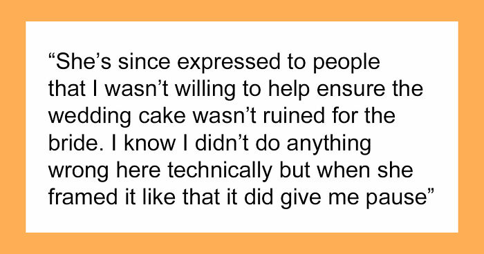 Wedding Cake Drama Ruins Friendship: “Started Advertising Using Stock Images”