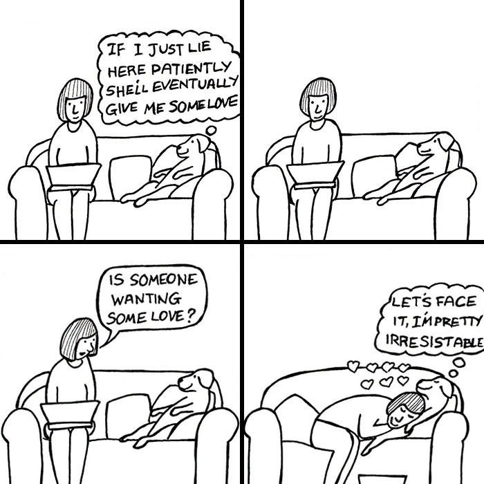 If You’re A Dog Owner, These 30 New “Off The Leash” Cartoons Might Totally Hit Home