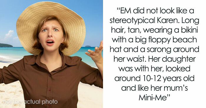 Hypocrite Mom Wears A Bikini But Thinks Surf Instructor’s Tankini Is Inappropriate For The Beach