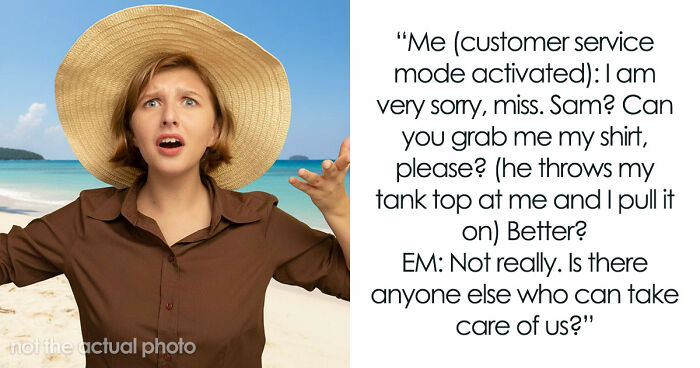 Hypocrite Mom Wears A Bikini But Thinks Surf Instructor’s Tankini Is Inappropriate For The Beach
