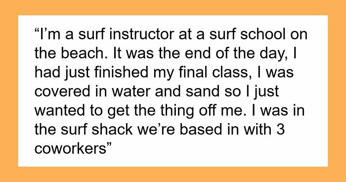 Hypocrite Mom Wears A Bikini But Thinks Surf Instructor’s Tankini Is Inappropriate For The Beach