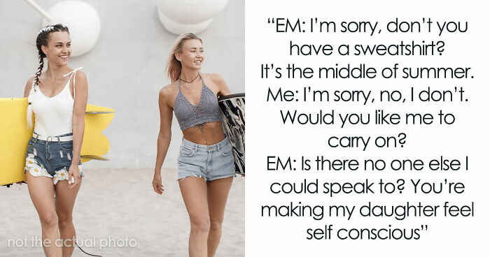 Hypocrite Mom Wears A Bikini But Thinks Surf Instructor’s Tankini Is Inappropriate For The Beach