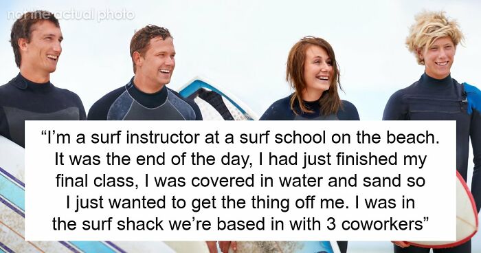 Hypocrite Mom Wears A Bikini But Thinks Surf Instructor’s Tankini Is Inappropriate For The Beach