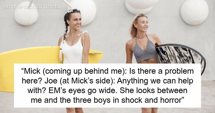Hypocrite Mom Wears A Bikini But Thinks Surf Instructor’s Tankini Is Inappropriate For The Beach
