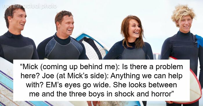 Hypocrite Mom Wears A Bikini But Thinks Surf Instructor’s Tankini Is Inappropriate For The Beach