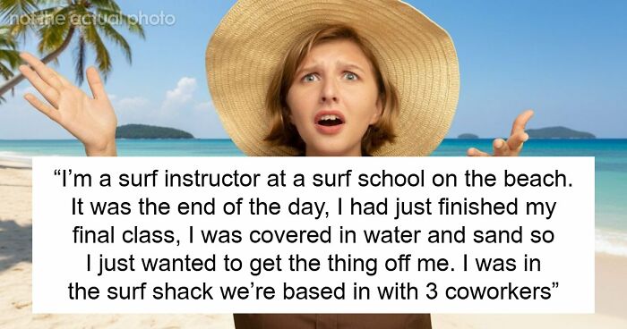 Hypocrite Mom Wears A Bikini But Thinks Surf Instructor’s Tankini Is Inappropriate For The Beach