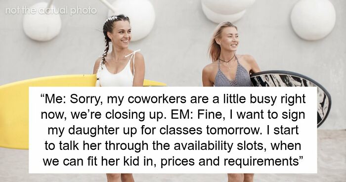 Hypocrite Mom Wears A Bikini But Thinks Surf Instructor’s Tankini Is Inappropriate For The Beach