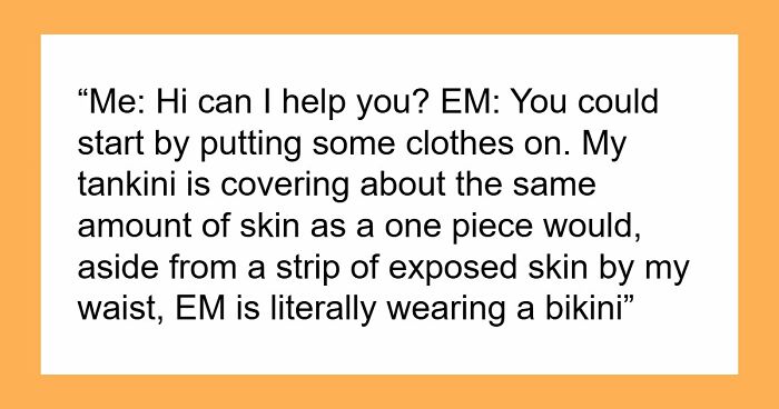 Hypocrite Mom Wears A Bikini But Thinks Surf Instructor’s Tankini Is Inappropriate For The Beach