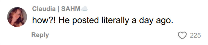 Comment expressing disbelief about Oliver Tree's recent online post Comment expressing disbelief about Oliver Tree's recent online post