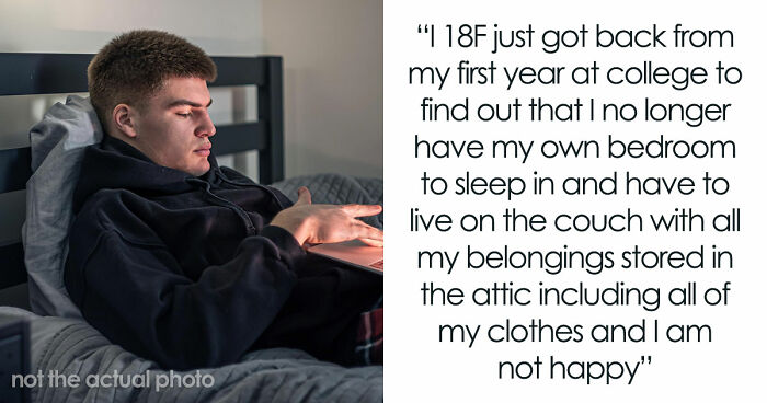 18YO Ditches Home As She’s Expected To Sleep On Couch All Summer While Jobless Bro Gets Her Room