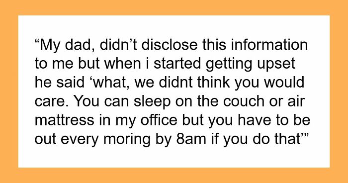 18YO Ditches Home As She’s Expected To Sleep On Couch All Summer While Jobless Bro Gets Her Room