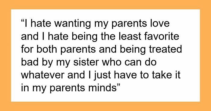 Parents Treat “Preemie” 20YO As Their Golden Child While Sis Is Ignored, She Finally Leaves