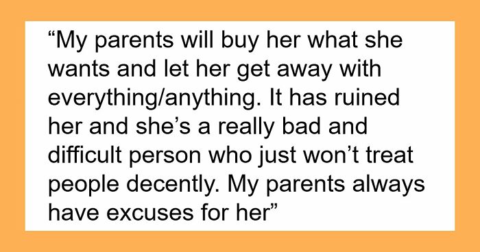 Parents Treat “Preemie” 20YO As Their Golden Child While Sis Is Ignored, She Finally Leaves