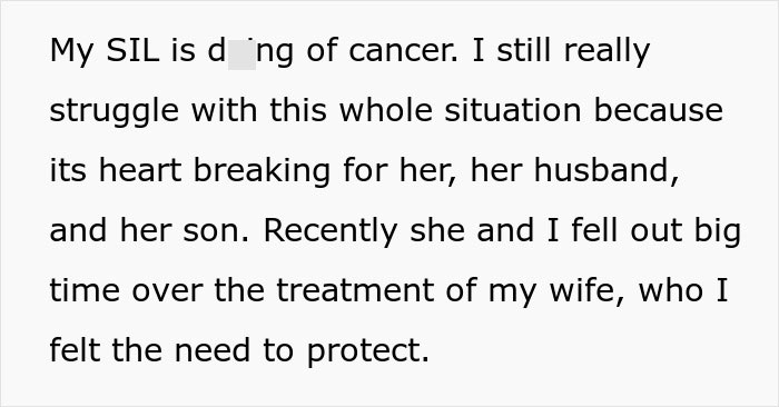 Couple Gets Annoyed That SIL With Cancer Is Taking Away From Their Wedding, It's Way Worse Than That Couple Gets Annoyed That SIL With Cancer Is Taking Away From Their Wedding, It's Way Worse Than That