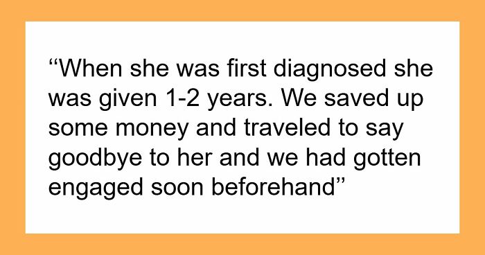 Couple Gets Annoyed That SIL With Cancer Is Taking Away From Their Wedding, It’s Way Worse Than That