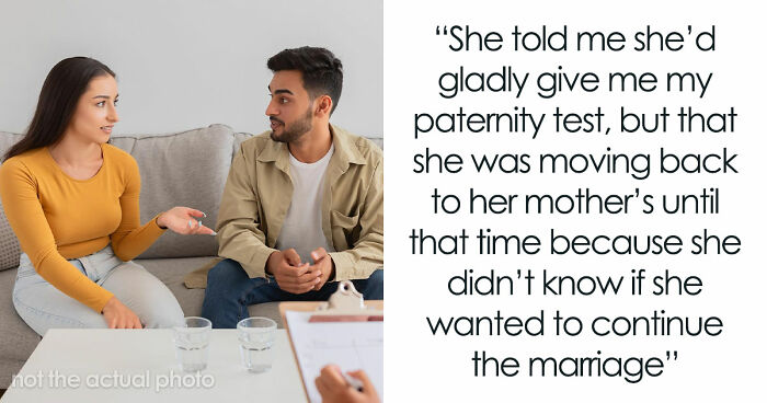 Husband Demands Paternity Test While Browsing Dating Apps, Wife Shares Results And Divorce Papers