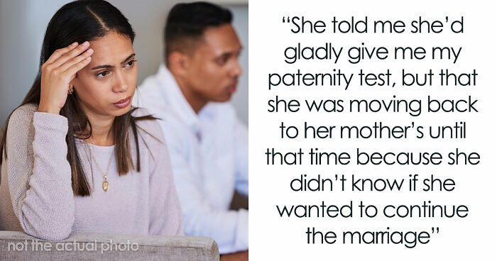 Husband Demands Paternity Test While Browsing Dating Apps, Wife Shares Results And Divorce Papers