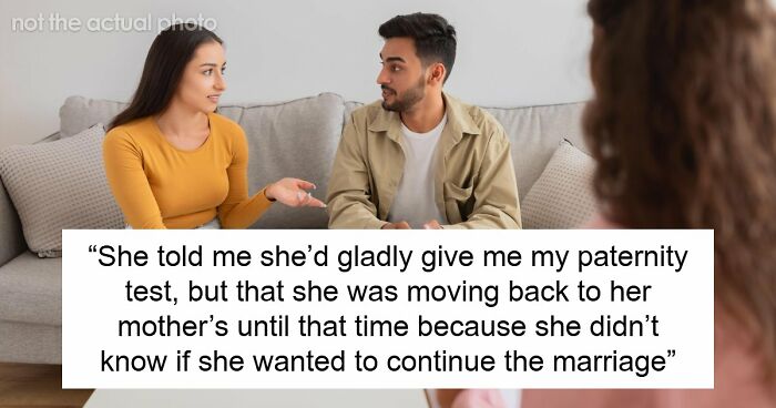 Husband Demands Paternity Test While Browsing Dating Apps, Wife Shares Results And Divorce Papers