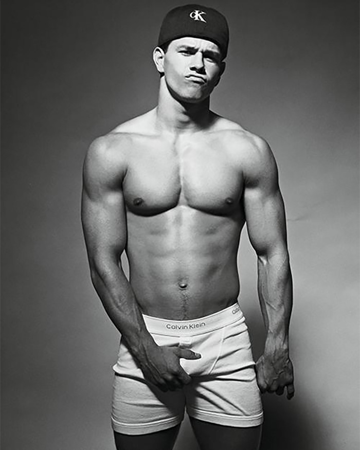 Mark Wahlberg posing shirtless in iconic Calvin Klein underwear ad Mark Wahlberg posing shirtless in iconic Calvin Klein underwear ad