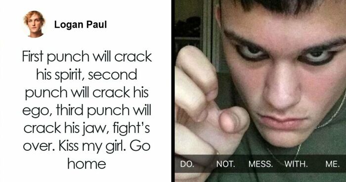 33 Posts Of People Acting Tough, Aggressive And Strong But They’re Actually Just Cringe (New Pics)