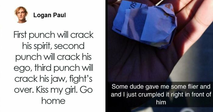 33 Posts Of People Acting Tough, Aggressive And Strong But They’re Actually Just Cringe (New Pics)