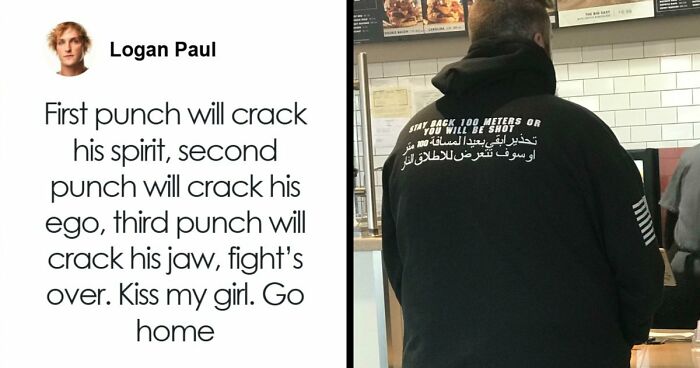 33 Posts Of People Acting Tough, Aggressive And Strong But They’re Actually Just Cringe (New Pics)