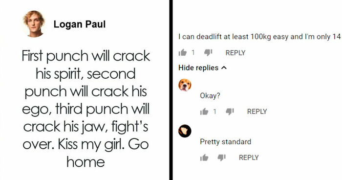 33 Posts Of People Acting Tough, Aggressive And Strong But They’re Actually Just Cringe (New Pics)