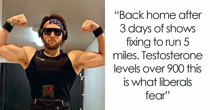 33 Posts Of People Acting Tough, Aggressive And Strong But They’re Actually Just Cringe (New Pics)