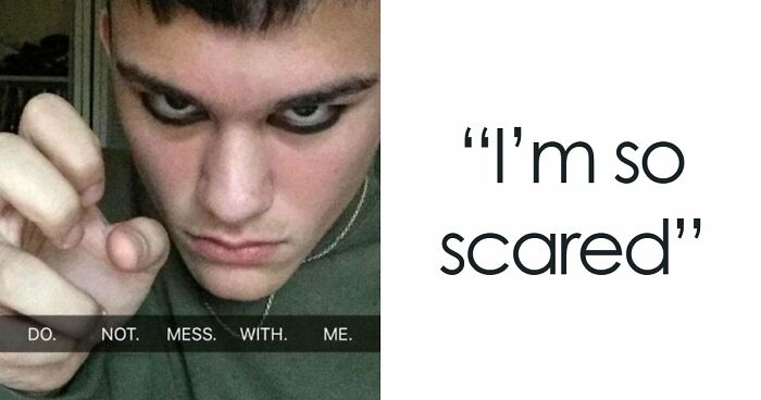 33 Posts Of People Acting Tough, Aggressive And Strong But They’re Actually Just Cringe (New Pics)
