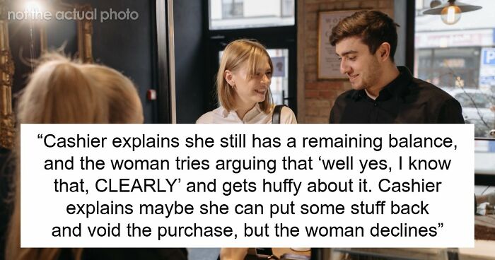 Entitled Karen Hold Up Checkout Line As She Expects Random Strangers To Pay For Her Groceries