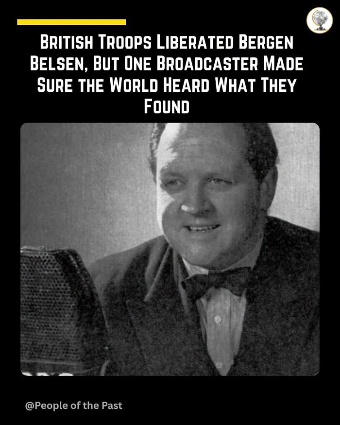 Black and white image of a smiling man, looking like a broadcaster, for historical posts.