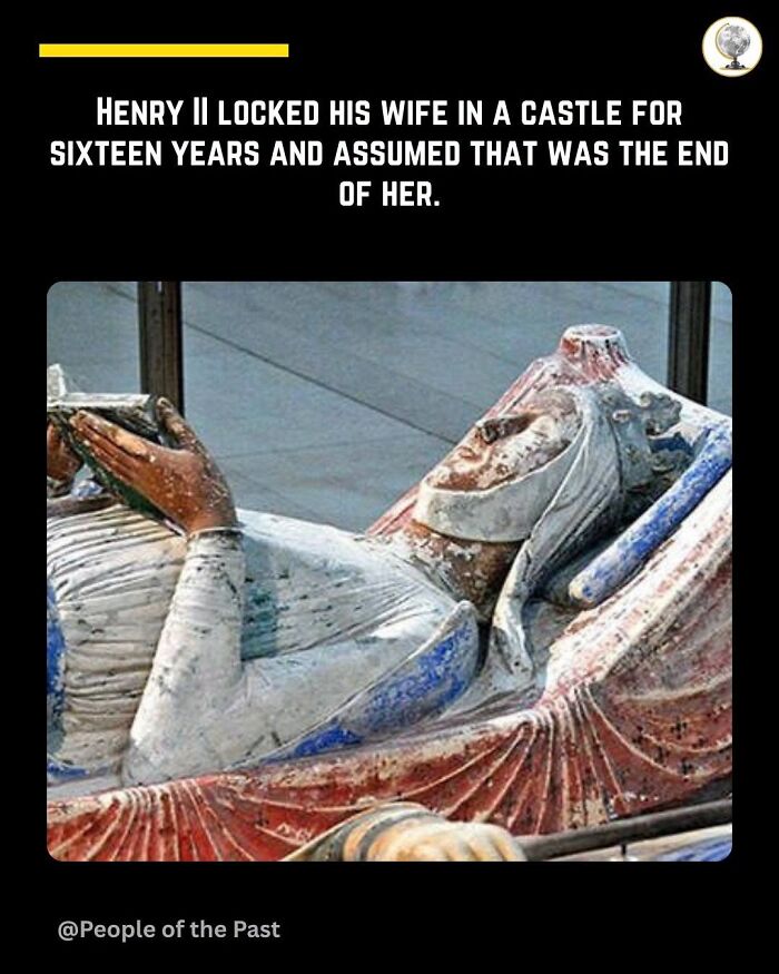 An ancient effigy of Henry II, one of many historical posts that feel like time travel.