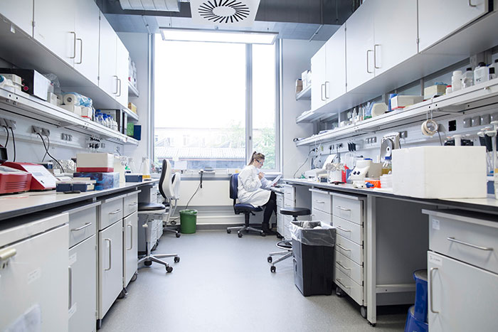 Scientist working in modern lab illustrating strange professions