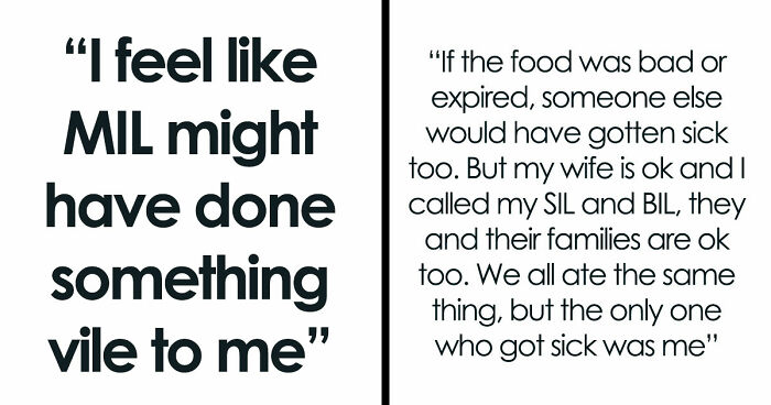 Person Gets Violently Sick After MIL’s Birthday Dinner, Starts To Suspect Why