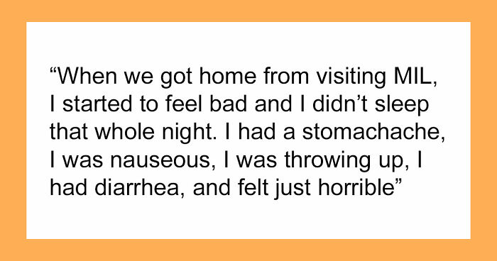 Person Gets Violently Sick After MIL’s Birthday Dinner, Starts To Suspect Why