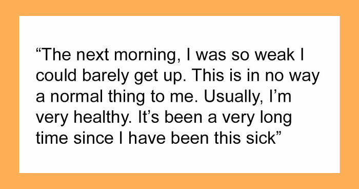 Person Gets Violently Sick After MIL’s Birthday Dinner, Starts To Suspect Why
