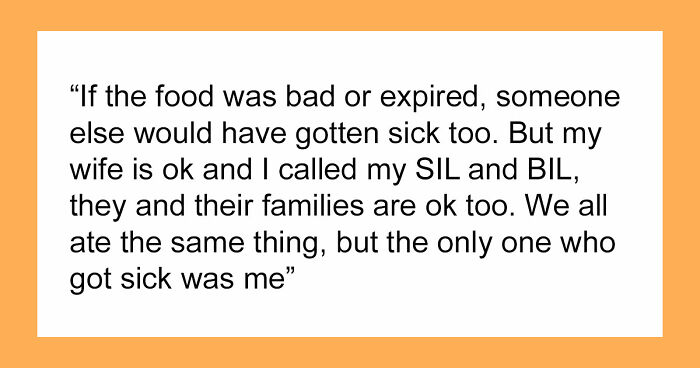 Person Gets Violently Sick After MIL’s Birthday Dinner, Starts To Suspect Why