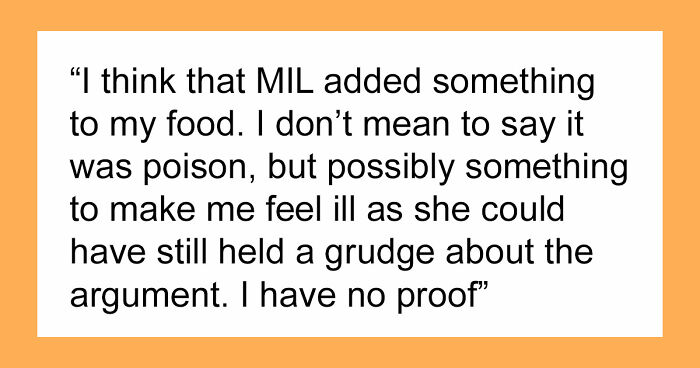 Person Gets Violently Sick After MIL’s Birthday Dinner, Starts To Suspect Why