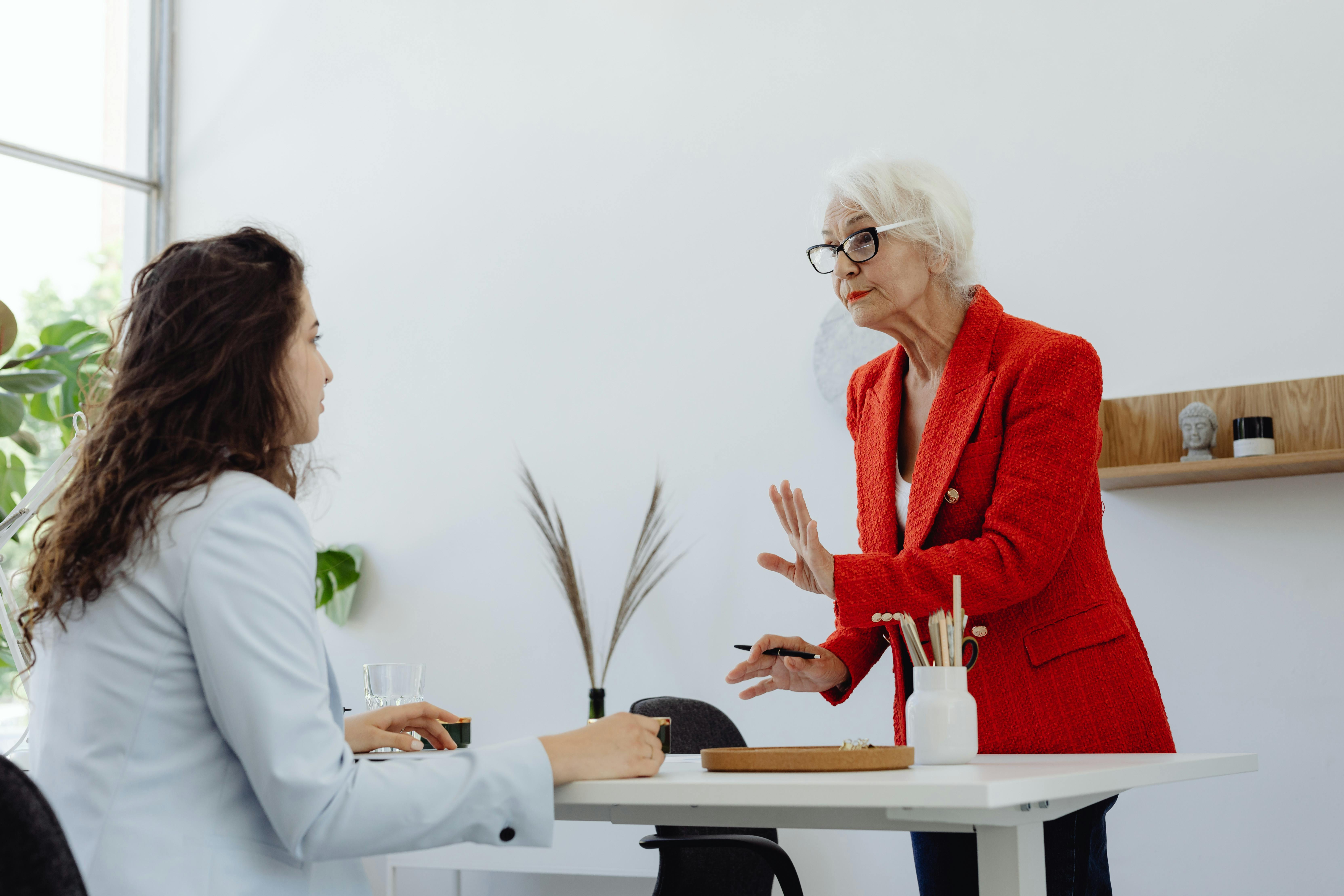 Woman confronting mother-in-law about secret wedding guest list
