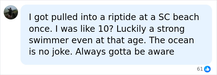 Comment recalling near-drowning at Santa Cruz beach riptide Comment recalling near-drowning at Santa Cruz beach riptide