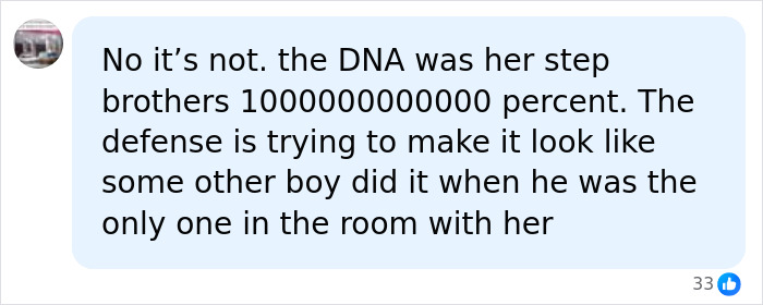 Comment discussing DNA evidence and defense in Anna Kepner case