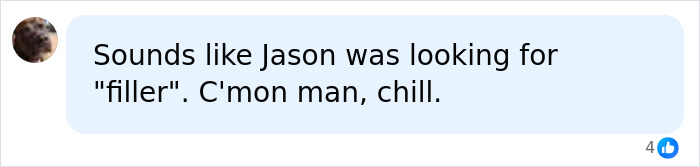 Screenshot of a fan comment about Jason Bateman's invasive question to Will Arnett regarding Amy Poehler Screenshot of a fan comment about Jason Bateman's invasive question to Will Arnett regarding Amy Poehler