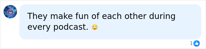 Social media comment about Will Arnett and Jason Bateman making fun of each other during a podcast. Social media comment about Will Arnett and Jason Bateman making fun of each other during a podcast.