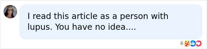 A social media comment from a person with lupus about Joe Manganiello's life-threatening health battle. A social media comment from a person with lupus about Joe Manganiello's life-threatening health battle.