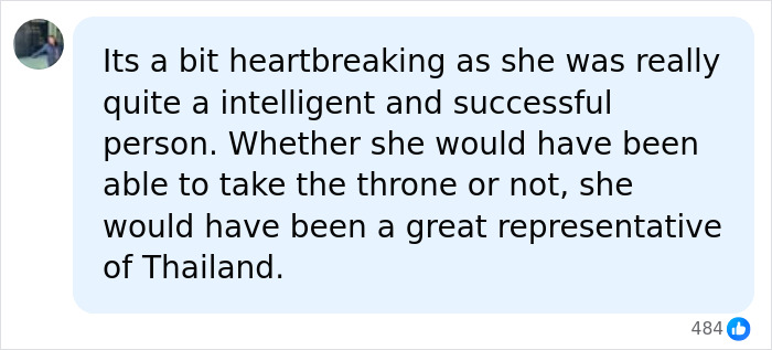 Comment about Thai princess's intelligence and role for Thailand Comment about Thai princess's intelligence and role for Thailand